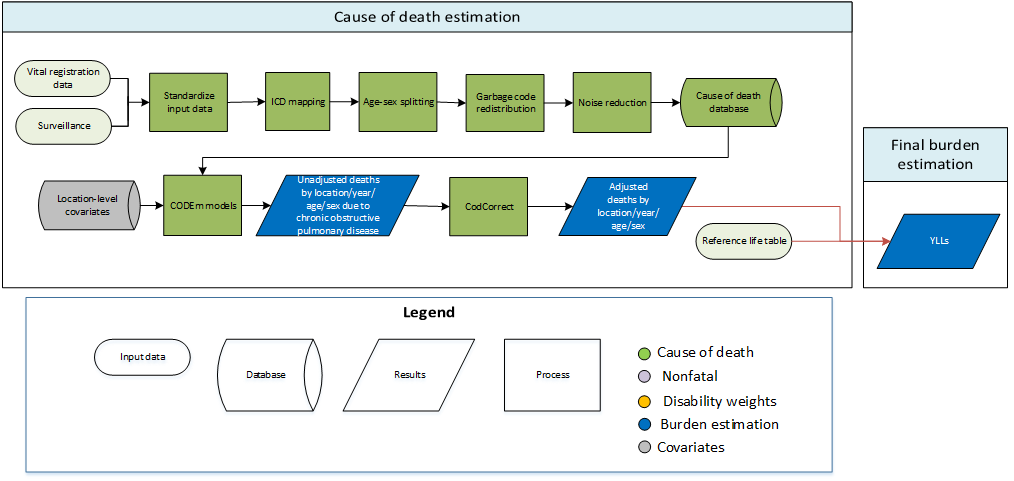 Global Burden of Disease Study 2019 (GBD 2019) - Cause of Death 3 